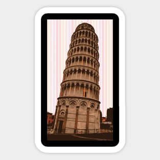 leaning tower of pisa Sticker